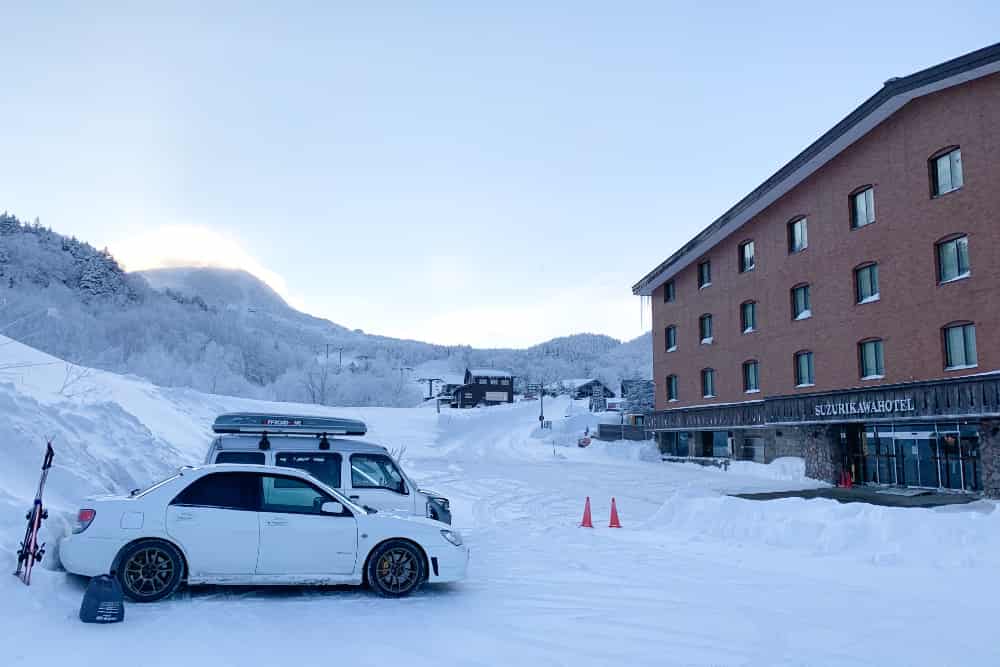 志賀高原硯川温泉 マイナス 16 ℃
