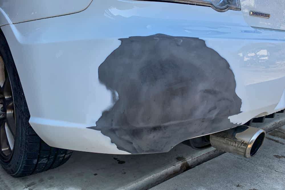 バンパー塗装はがし