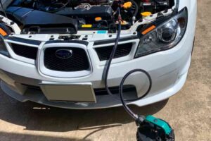 EJ20 エンジンオイル 上から排出